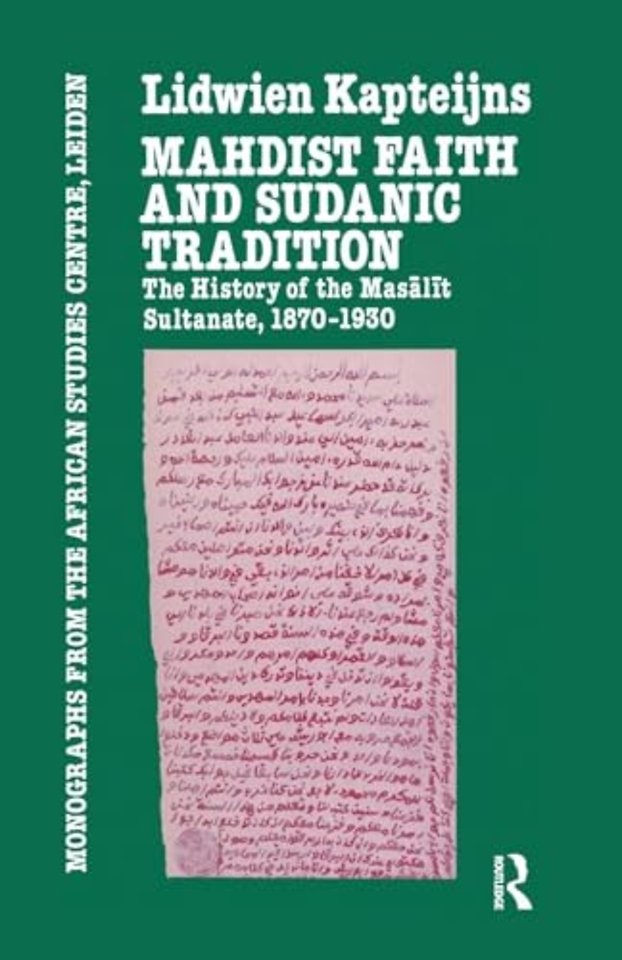 Mahdish Faith and Sudanic Tradition