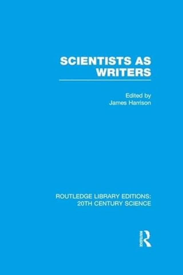 Scientists as Writers