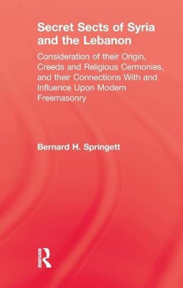 Secret Sects Of Syria