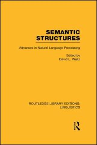 Semantic Structures (RLE Linguistics B: Grammar)