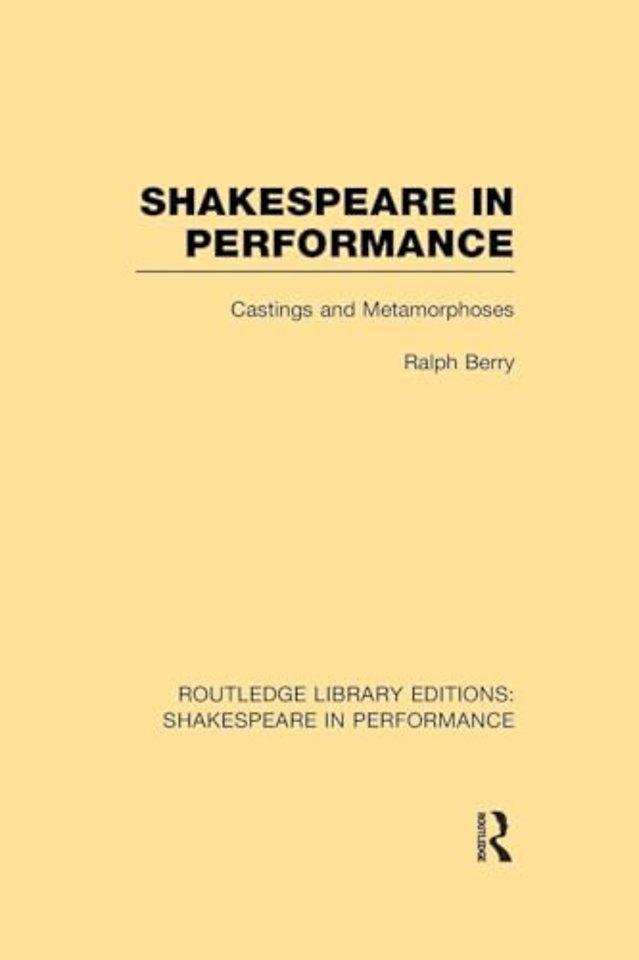 Shakespeare in Performance