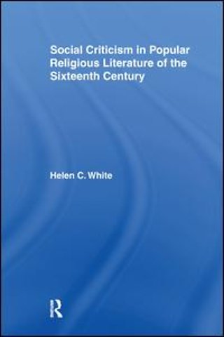 Social Criticism in Popular Religious Literature of the Sixteenth Century