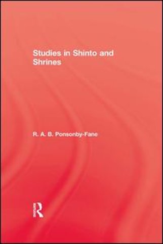 Studies In Shinto & Shrines