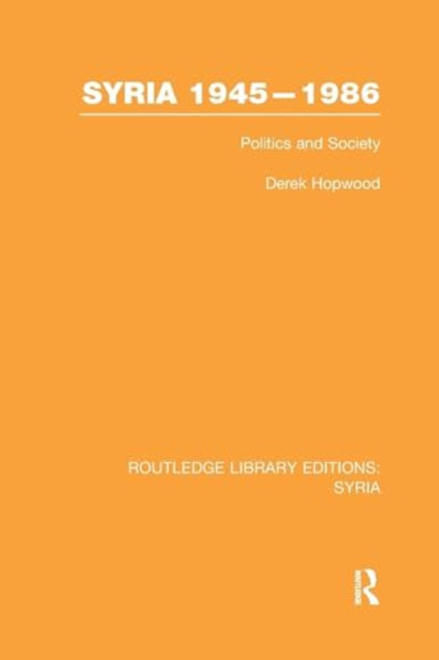 Syria 1945-1986 (RLE Syria)
