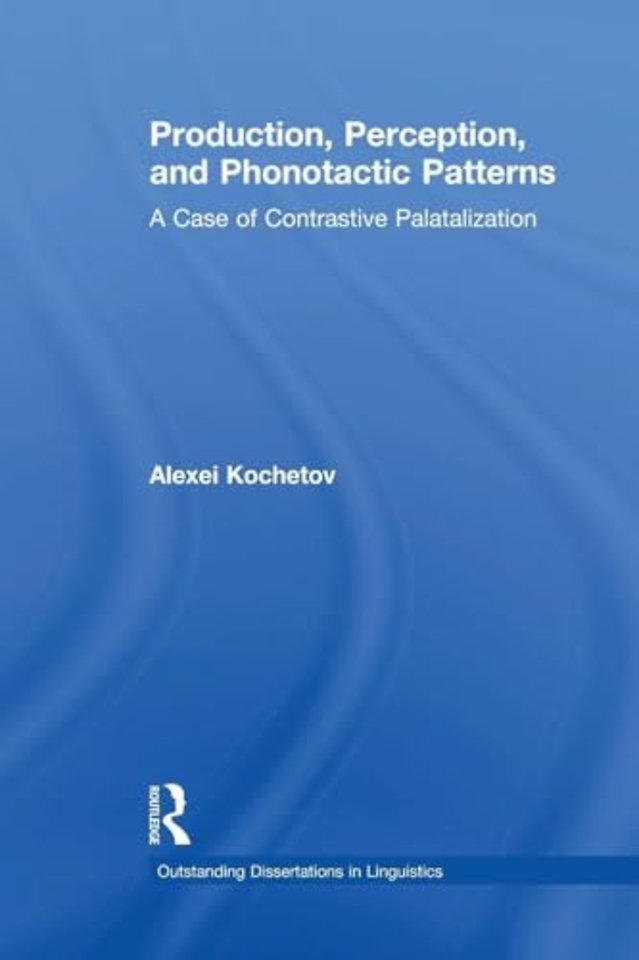 Production, Perception, and Phonotactic Patterns