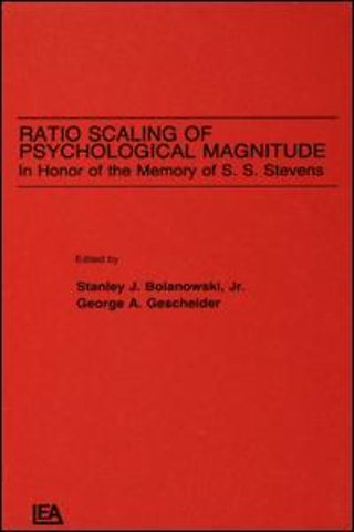 Ratio Scaling of Psychological Magnitude