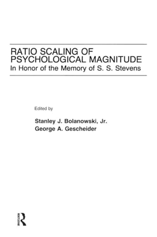 Ratio Scaling of Psychological Magnitude