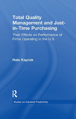 Total Quality Management and Just-in-Time Purchasing