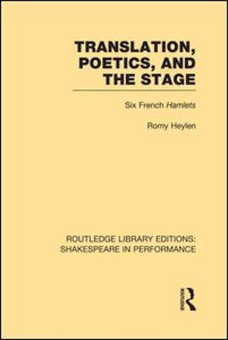 Translation, Poetics, and the Stage