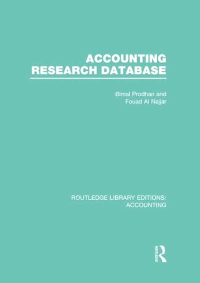 Accounting Research Database (RLE Accounting)