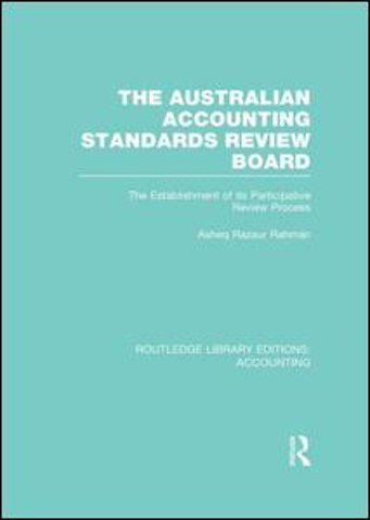 Australian Accounting Standards Review Board (RLE Accounting)