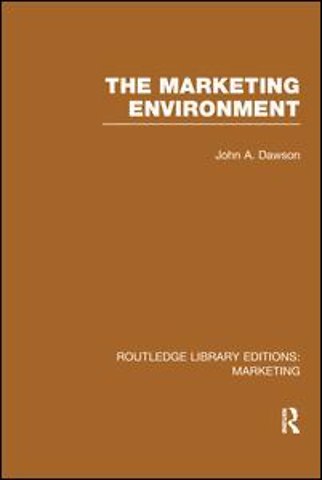 Marketing Environment (RLE Marketing)