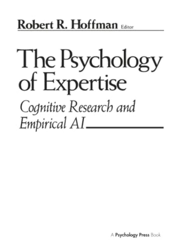 Psychology of Expertise