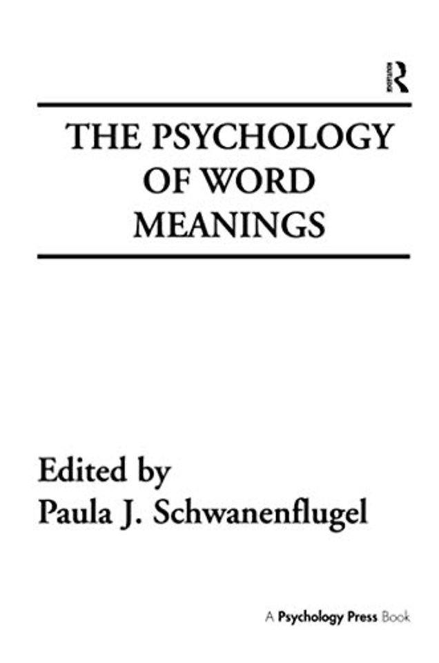 Psychology of Word Meanings