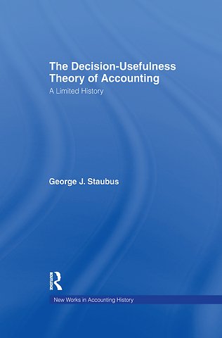 Decision Usefulness Theory of Accounting