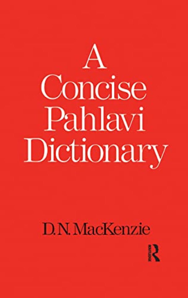 Concise Pahlavi Dictionary