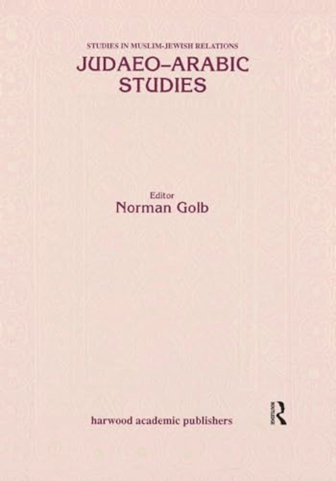 Judaeo Arabic Studies