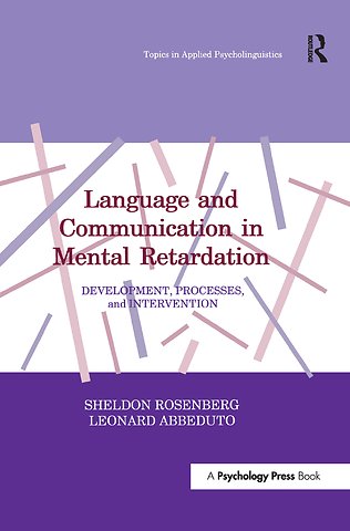 Language and Communication in Mental Retardation