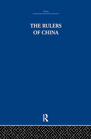 Rulers of China 221 B.C.