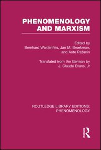 Phenomenology and Marxism
