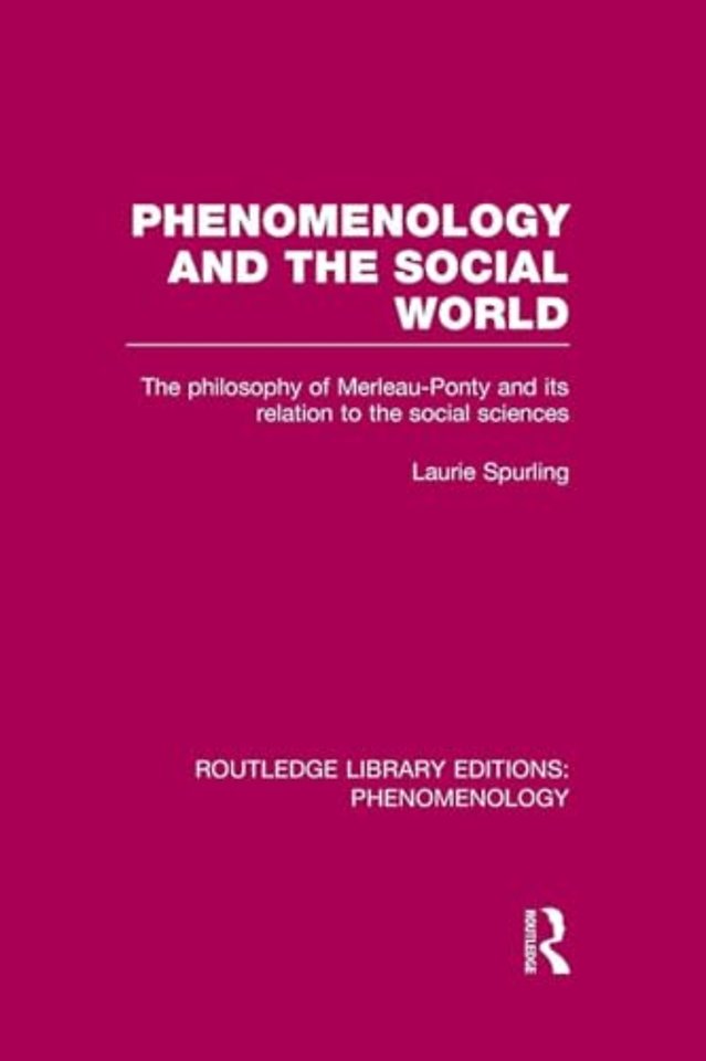 Phenomenology and the Social World