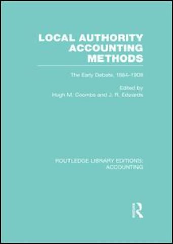 Local Authority Accounting Methods Volume 1 (RLE Accounting)