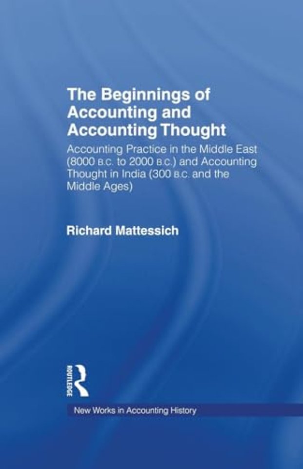Beginnings of Accounting and Accounting Thought