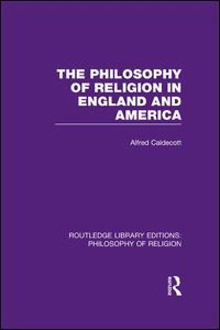 Philosophy of Religion in England and America