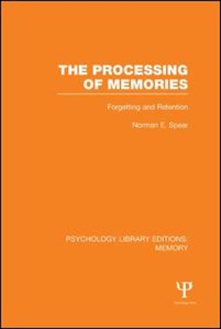 Processing of Memories (PLE: Memory)