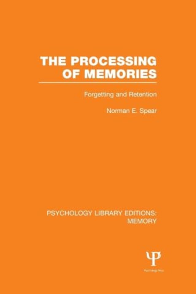 Processing of Memories (PLE: Memory)