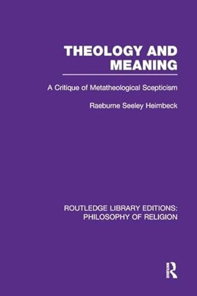 Theology and Meaning