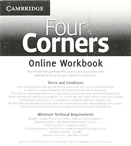 Four Corners Level 3 Online Workbook A (Standalone for Students)