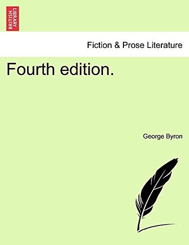 English Bards and Scottish Reviewers. Fourth Edition.