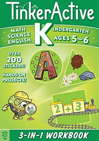 TinkerActive Kindergarten 3-in-1 Workbook
