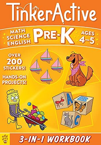 TinkerActive Pre-K 3-in-1 Workbook