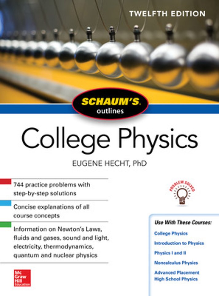 Schaum's Outline of College Physics, Twelfth Edition