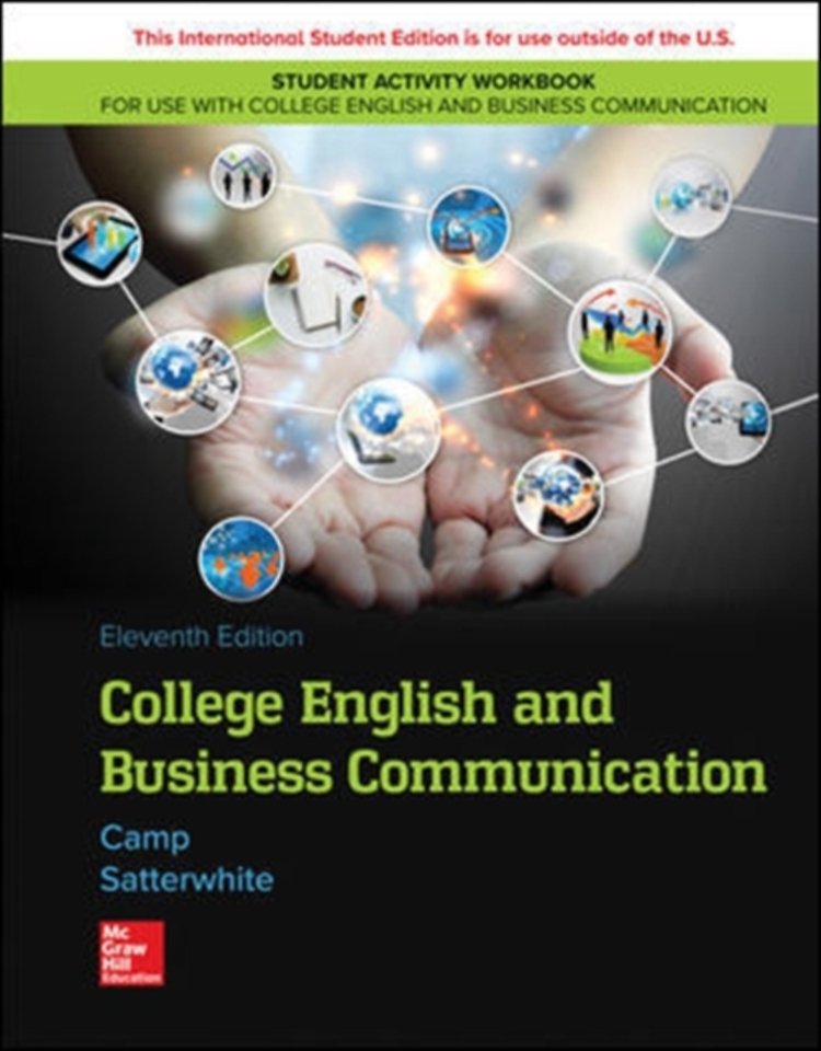 ISE Student Activity Workbook for use with College English and Business Communication