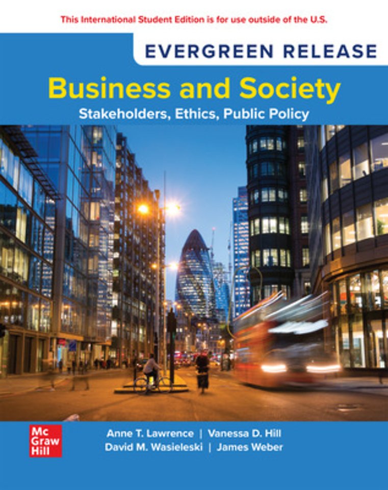 Business and Society: Stakeholders, Ethics, Public Policy SELF PRINT: 2026 Release ISE
