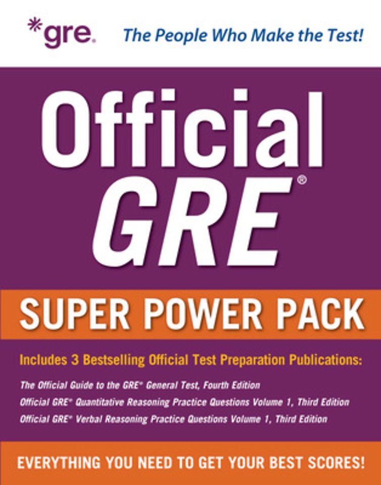 Official GRE Super Power Pack, Third Edition