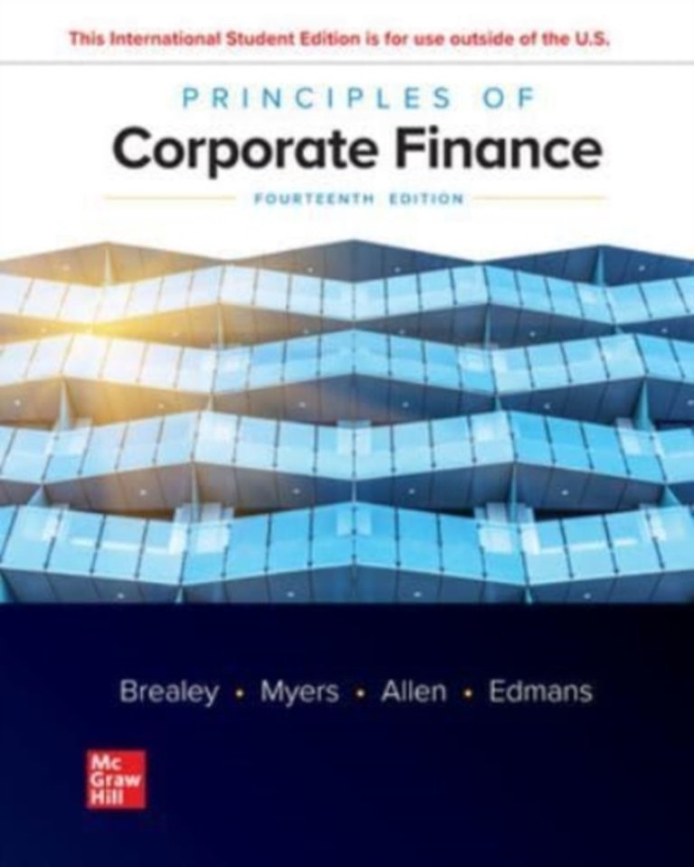 Principles of Corporate Finance 14th ed.