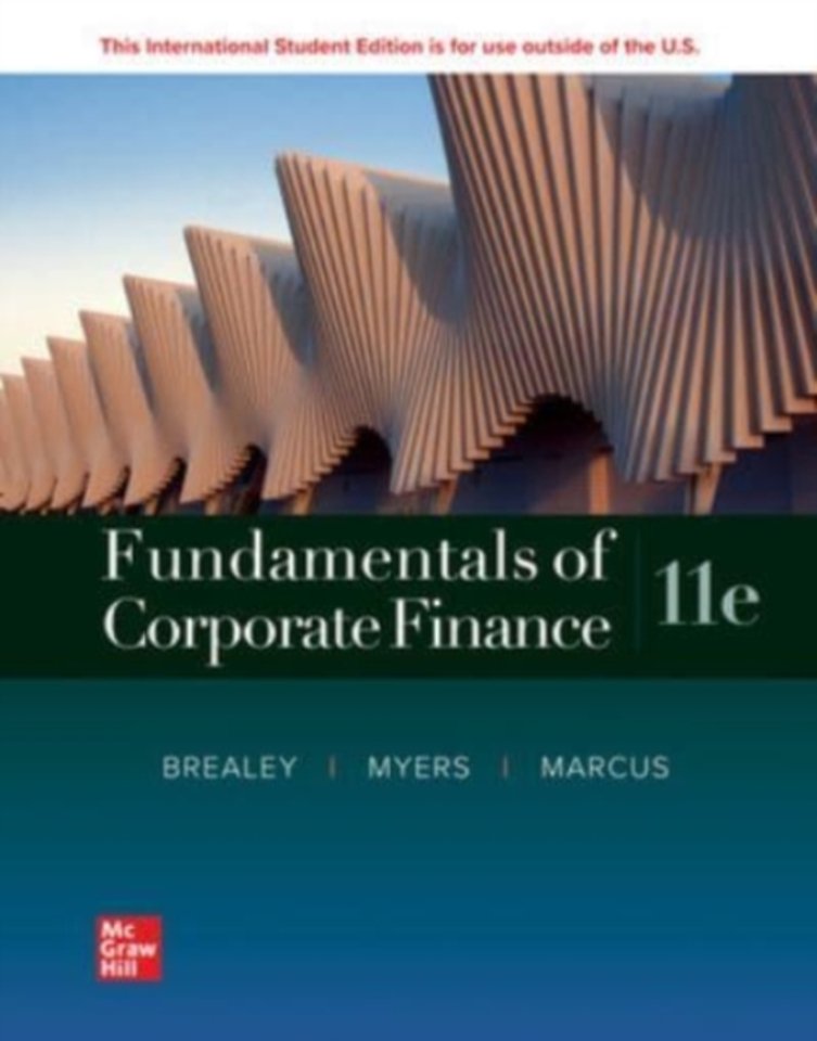 ISE Fundamentals of Corporate Finance