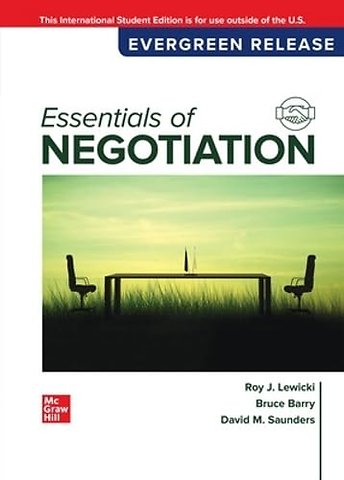 Essentials of Negotiation ISE (2024 release)
