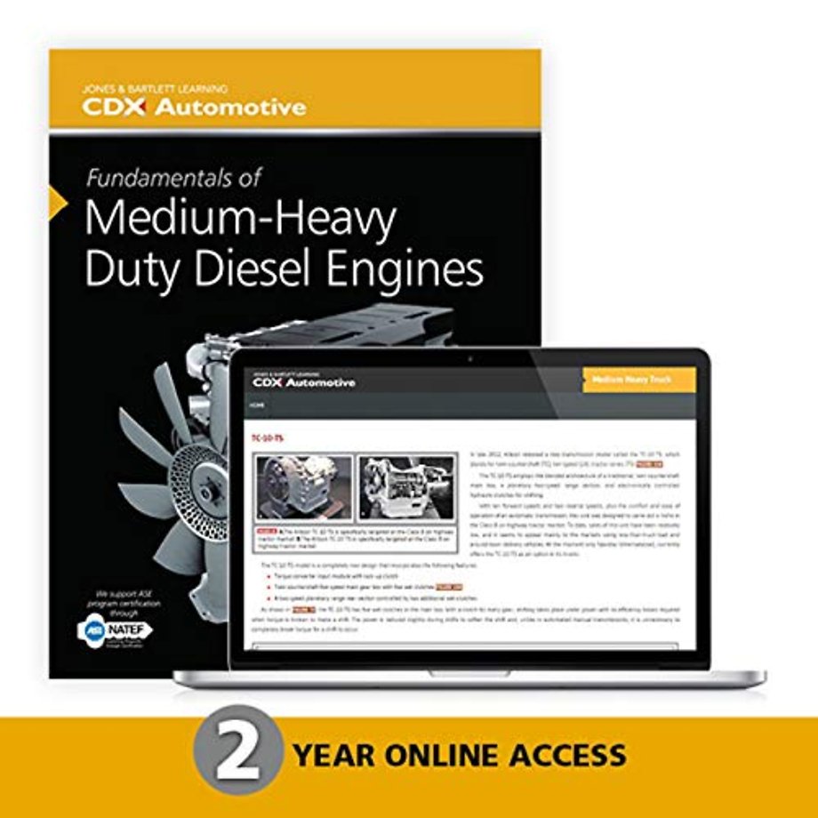 Fundamentals of Medium/Heavy Duty Diesel Engines AND 2 Year Access to Medium/Heavy Vehicle Online