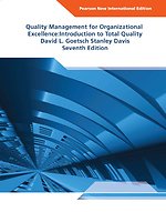 Quality Management for Organizational Excellence Pearson New International Edition