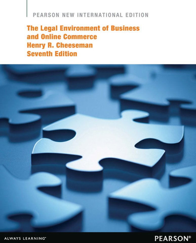 Legal Environment of Business and Online Commerce, The
