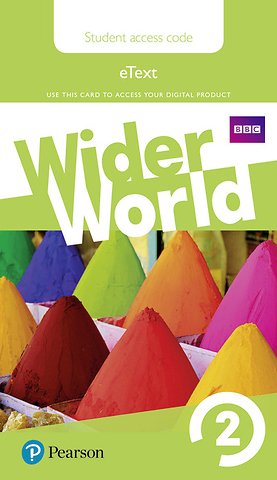 Wider World 2 eBook Students' Access Card