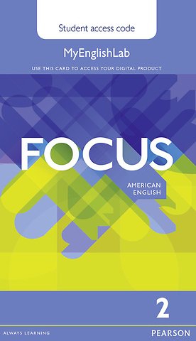 Focus AmE 2 MyEnglishLab Student's Access Card