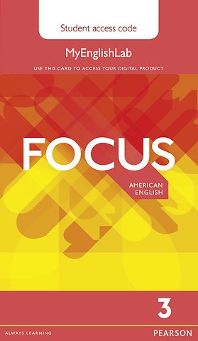 Focus AmE 3 MyEnglishLab Student's Access Card