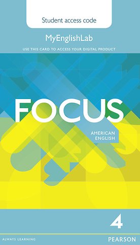Focus AmE 4 MyEnglishLab Student's Access Card