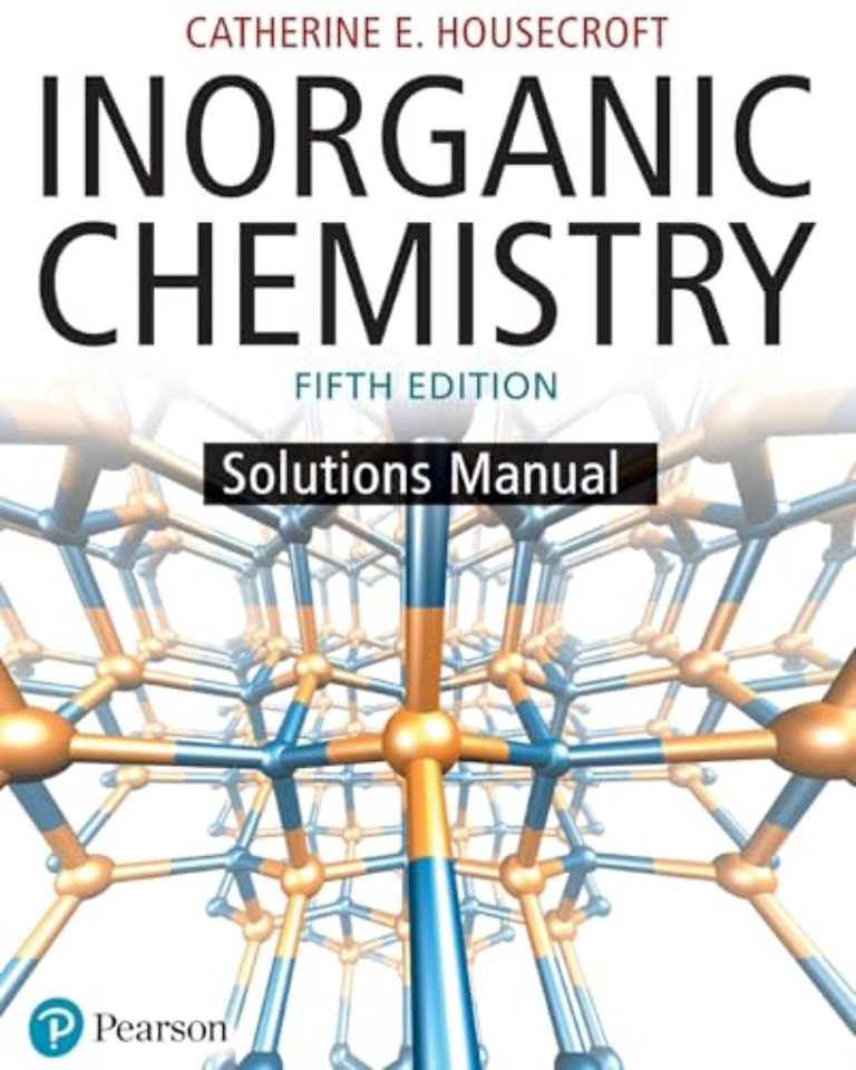 Inorganic Chemistry Student Solutions Manual